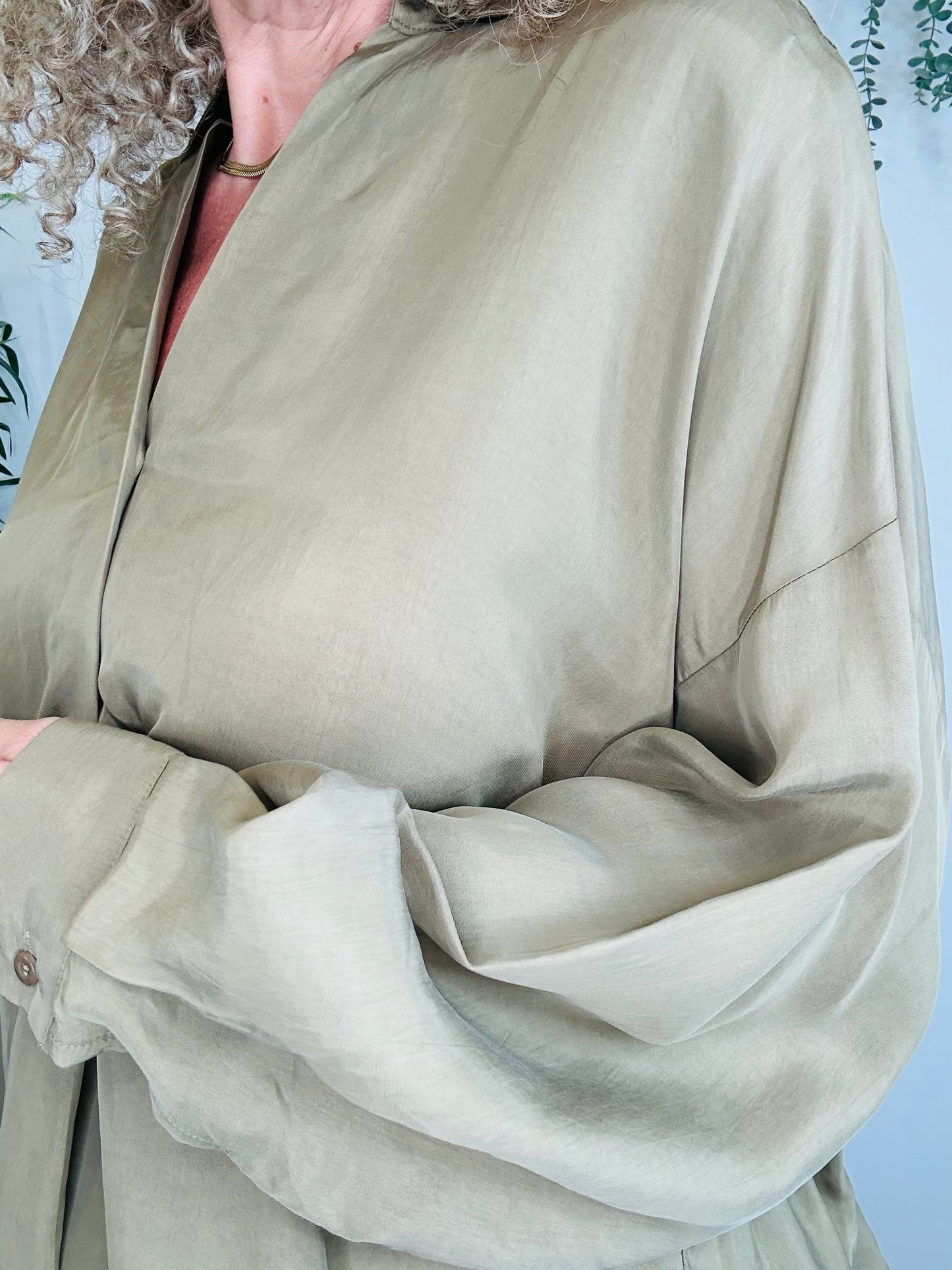 Curve Hem Blouse - Size S/M