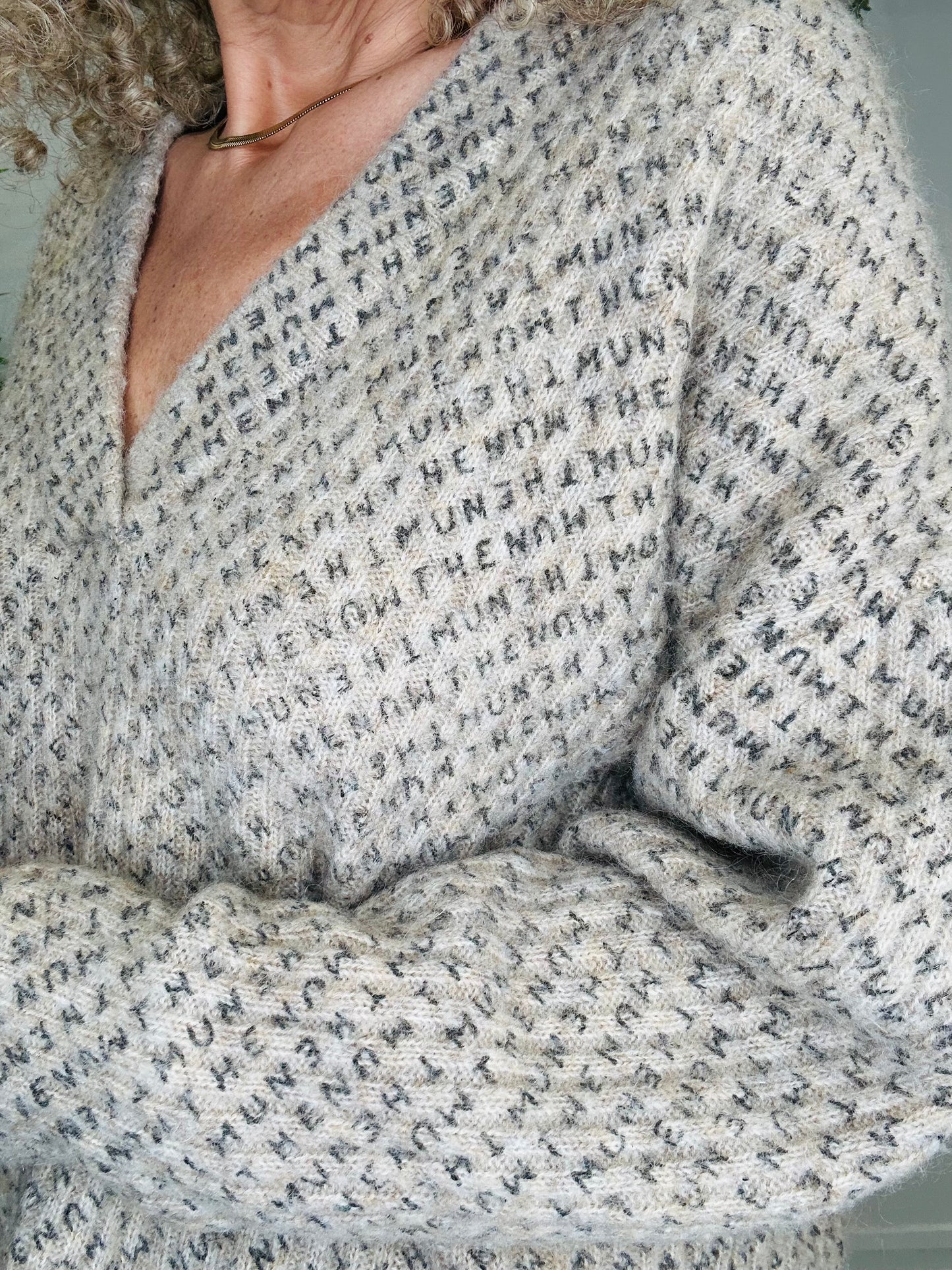 Logo Print Jumper - Size 36