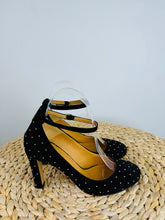 Load image into Gallery viewer, Studded Suede Heels - Size 37
