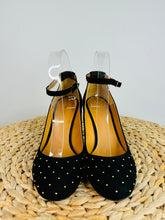 Load image into Gallery viewer, Studded Suede Heels - Size 37
