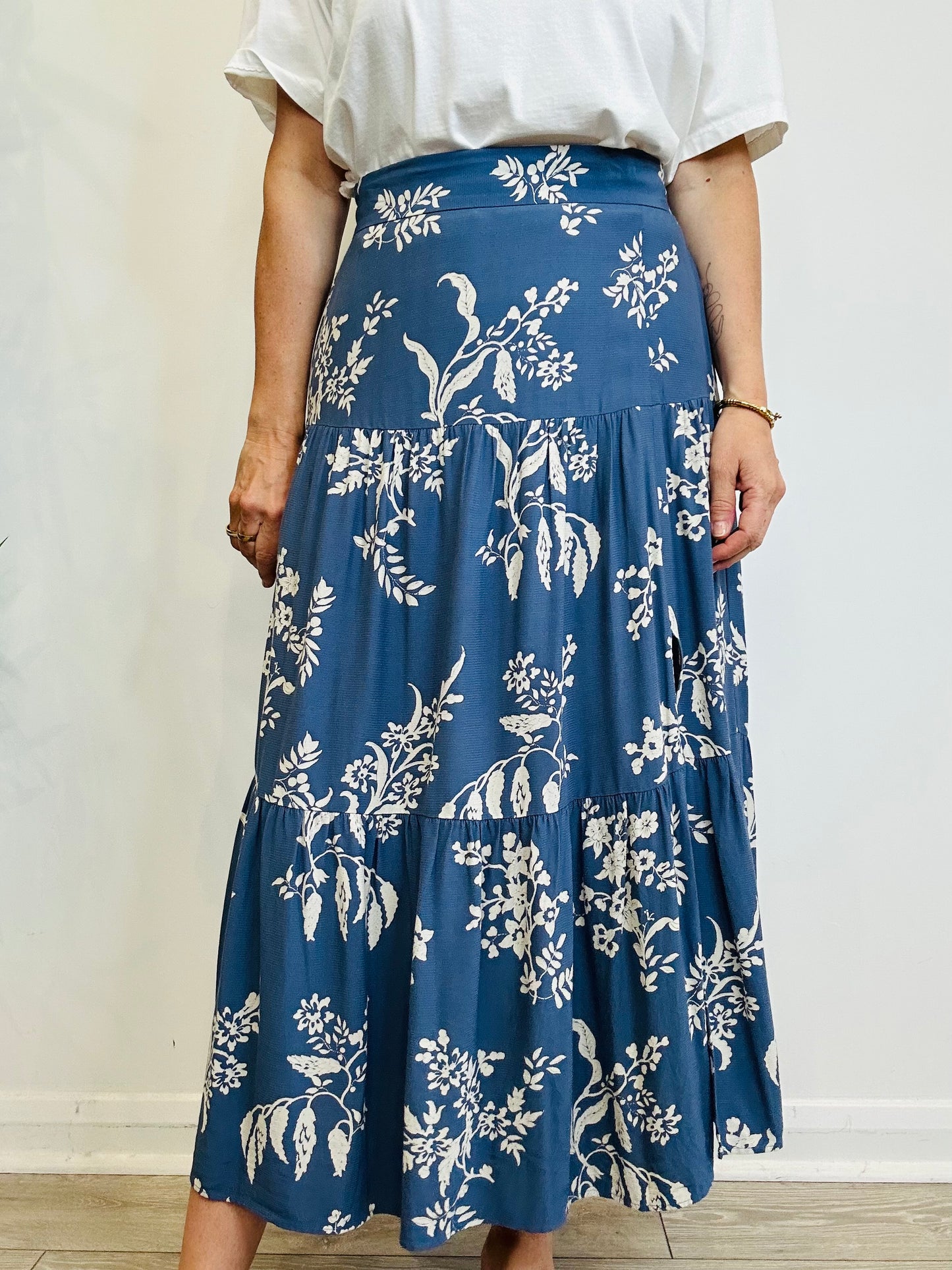 Tiered Maxi Skirt - Size 40
