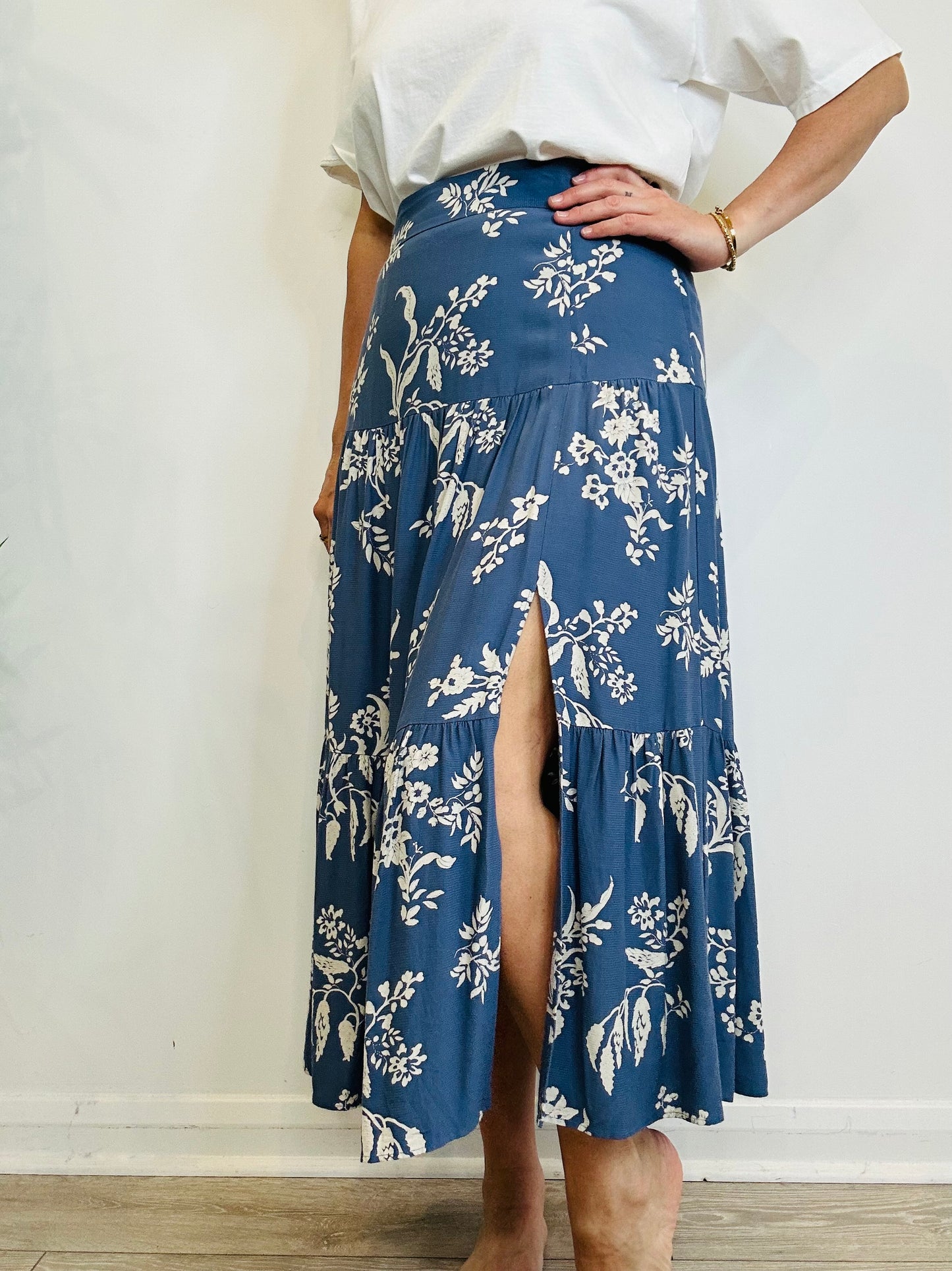 Tiered Maxi Skirt - Size 40