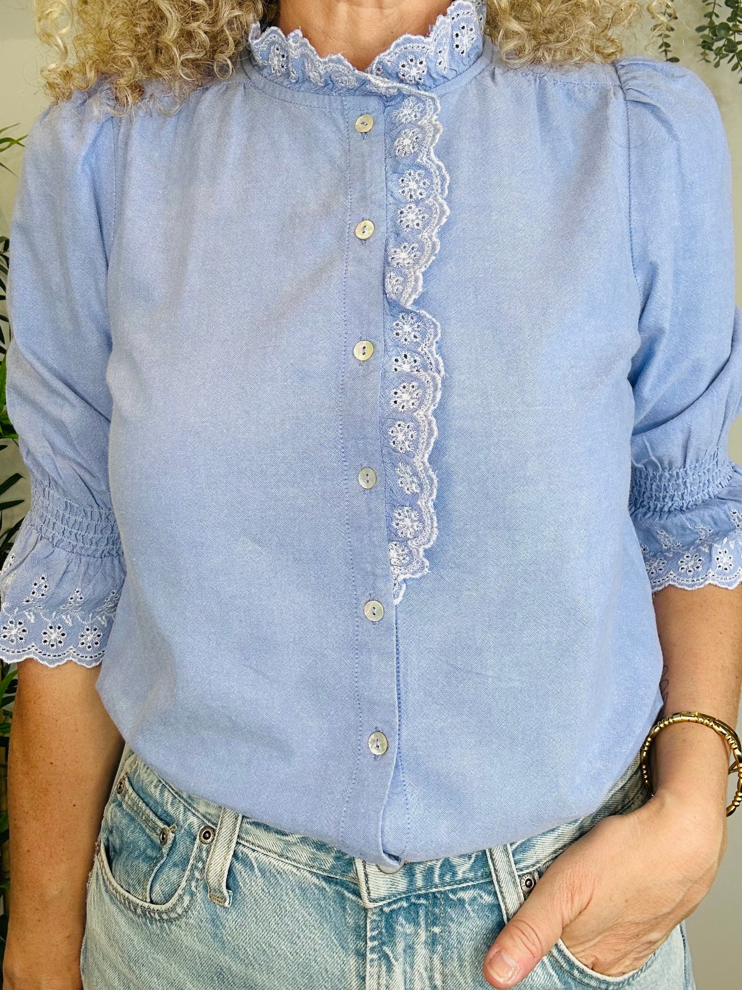 Cotton Frill Blouse - Size 1