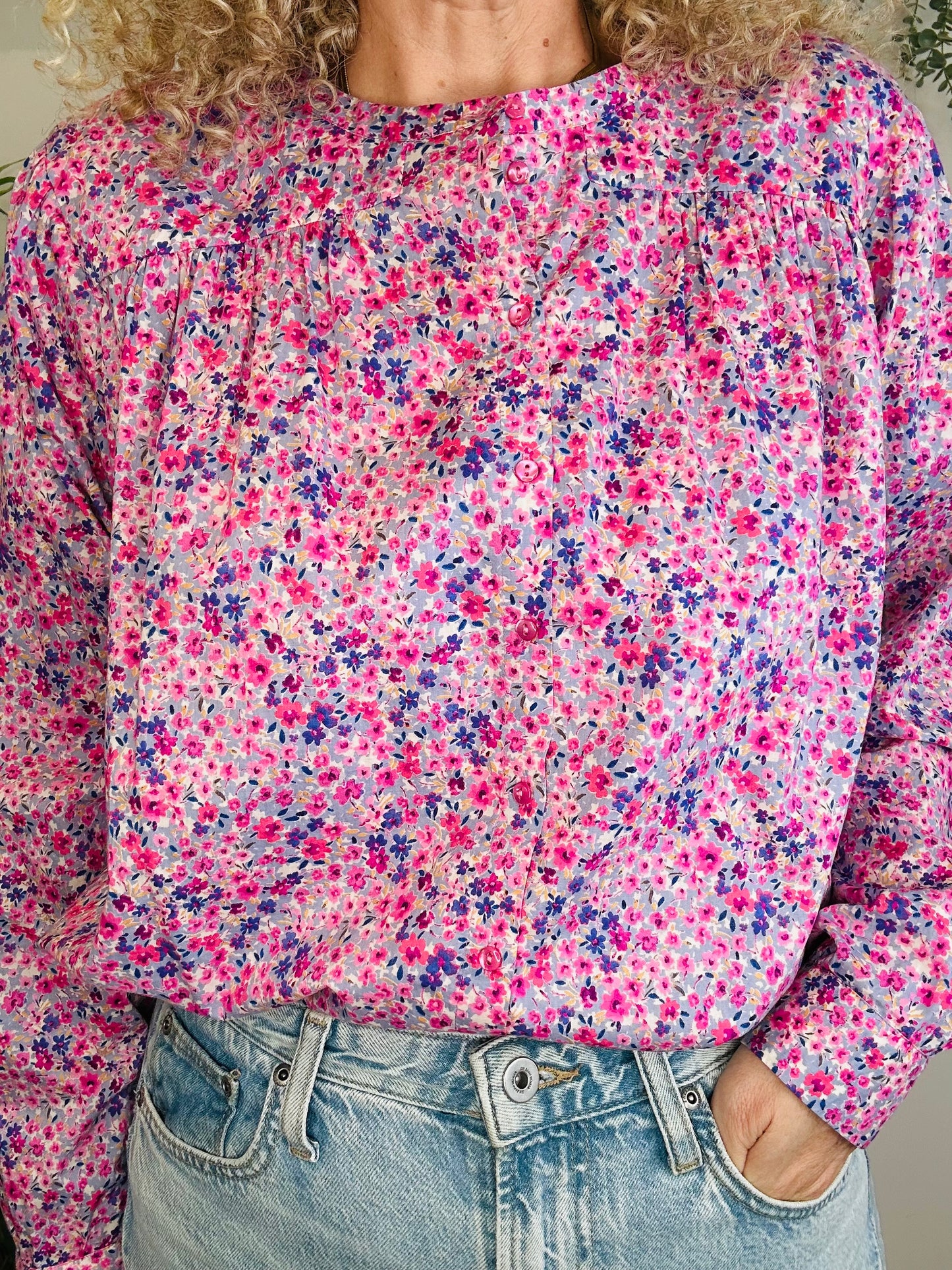 Floral Cotton Shirt - Size 3