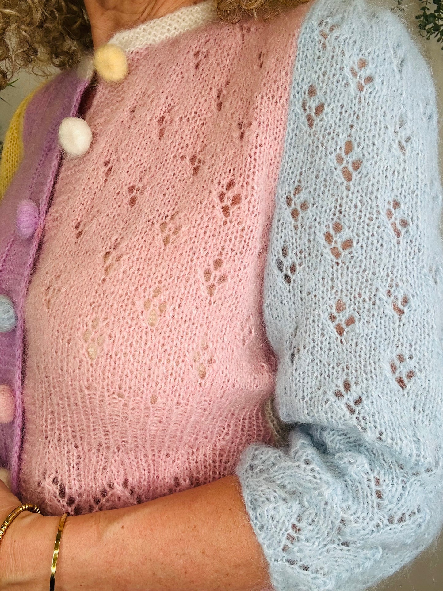 Fiona Mohair Cardigan - O/S