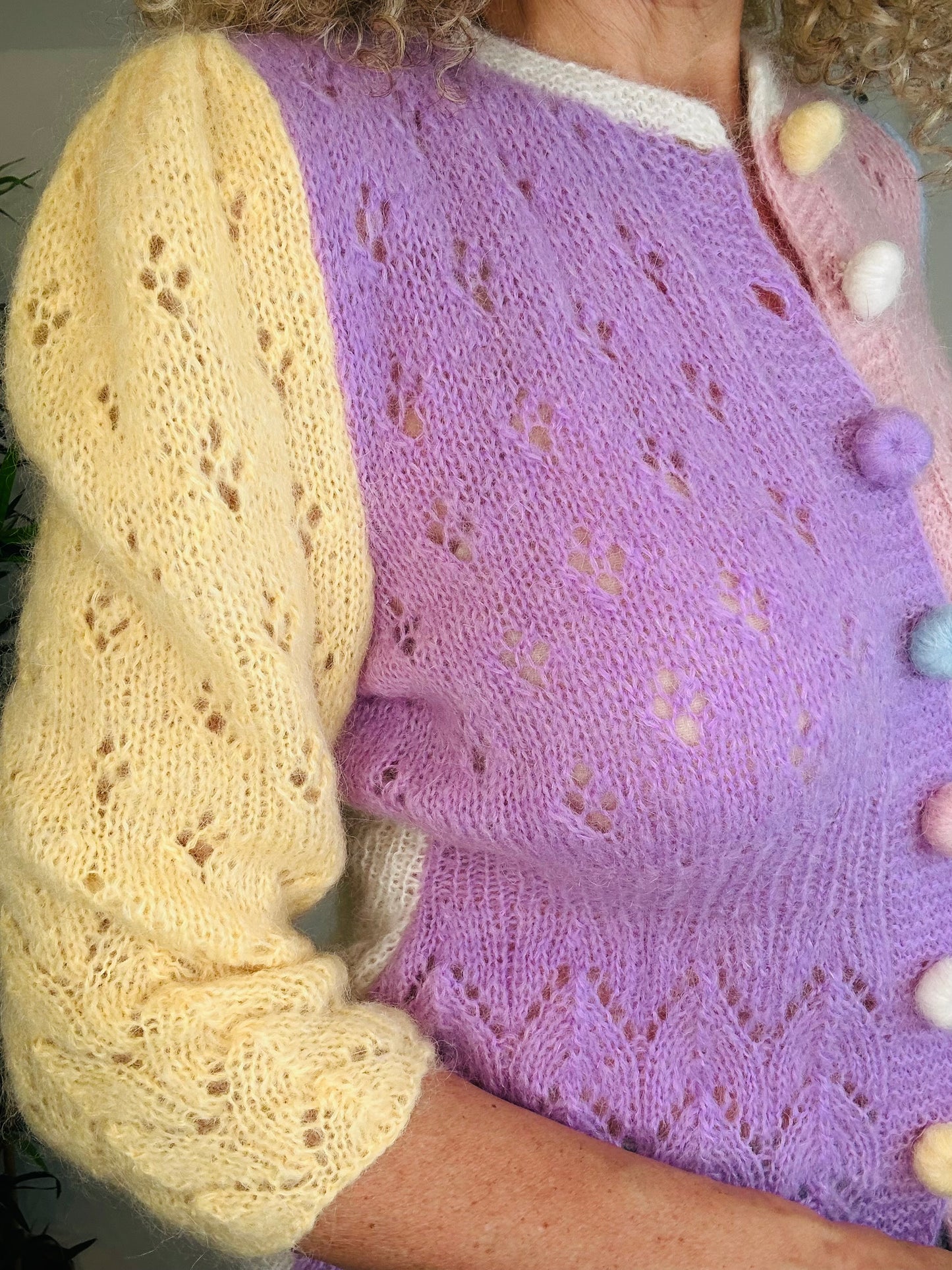 Fiona Mohair Cardigan - O/S