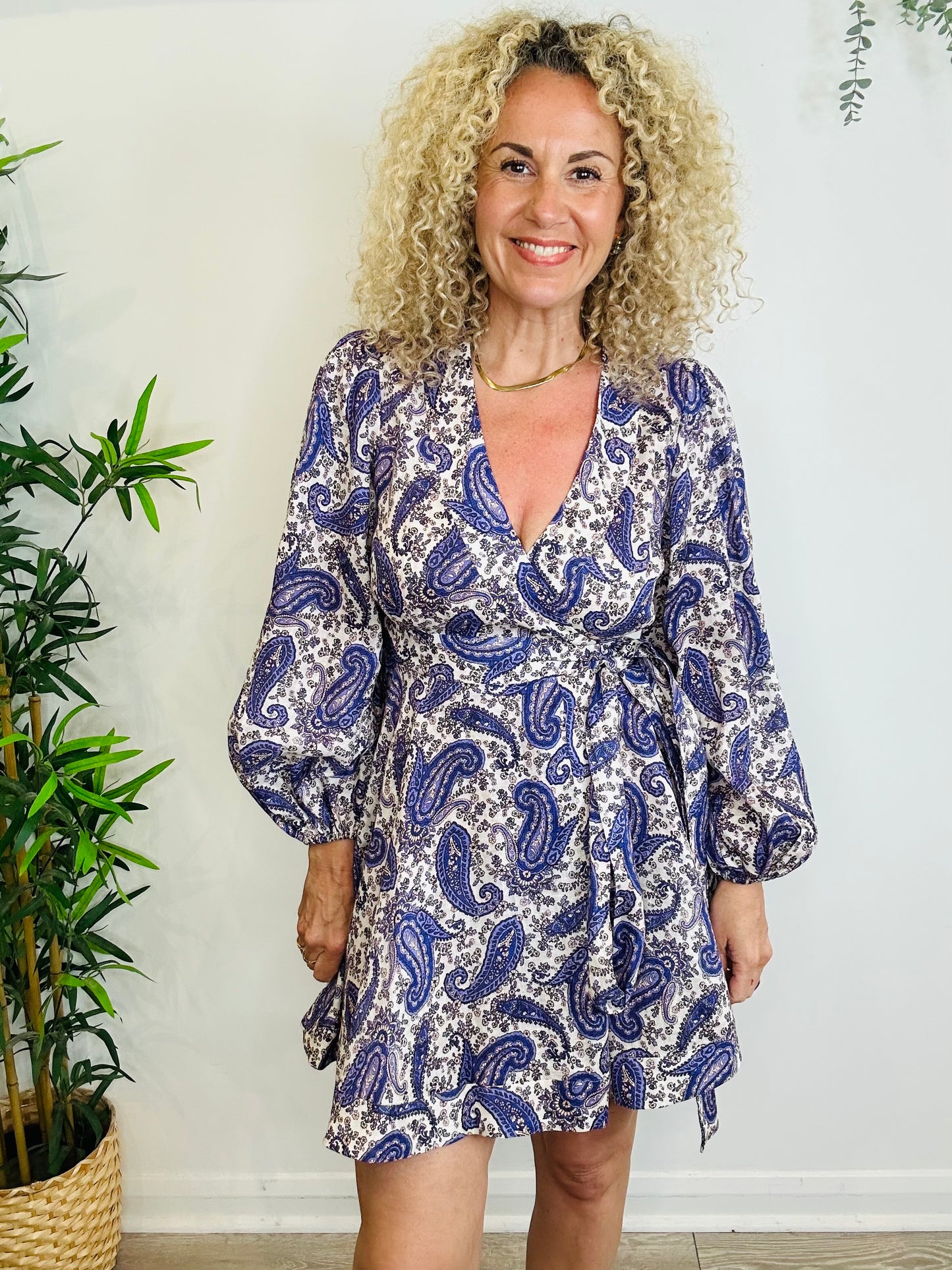 Devi Wrap Dress - Size 1