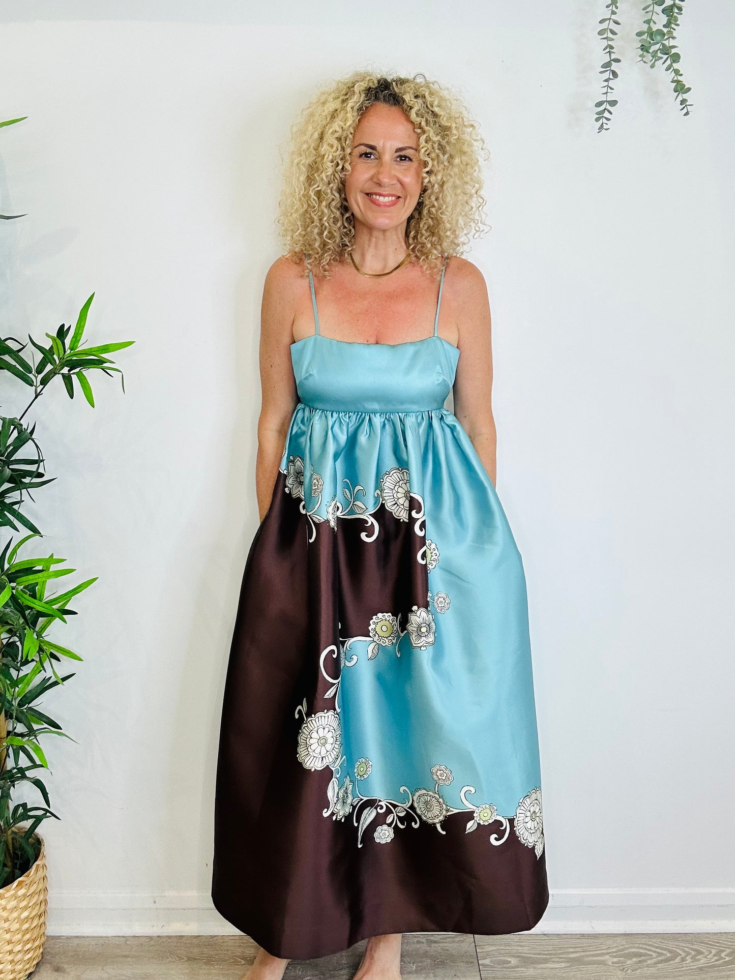 Gia Satin Dress - Size 10
