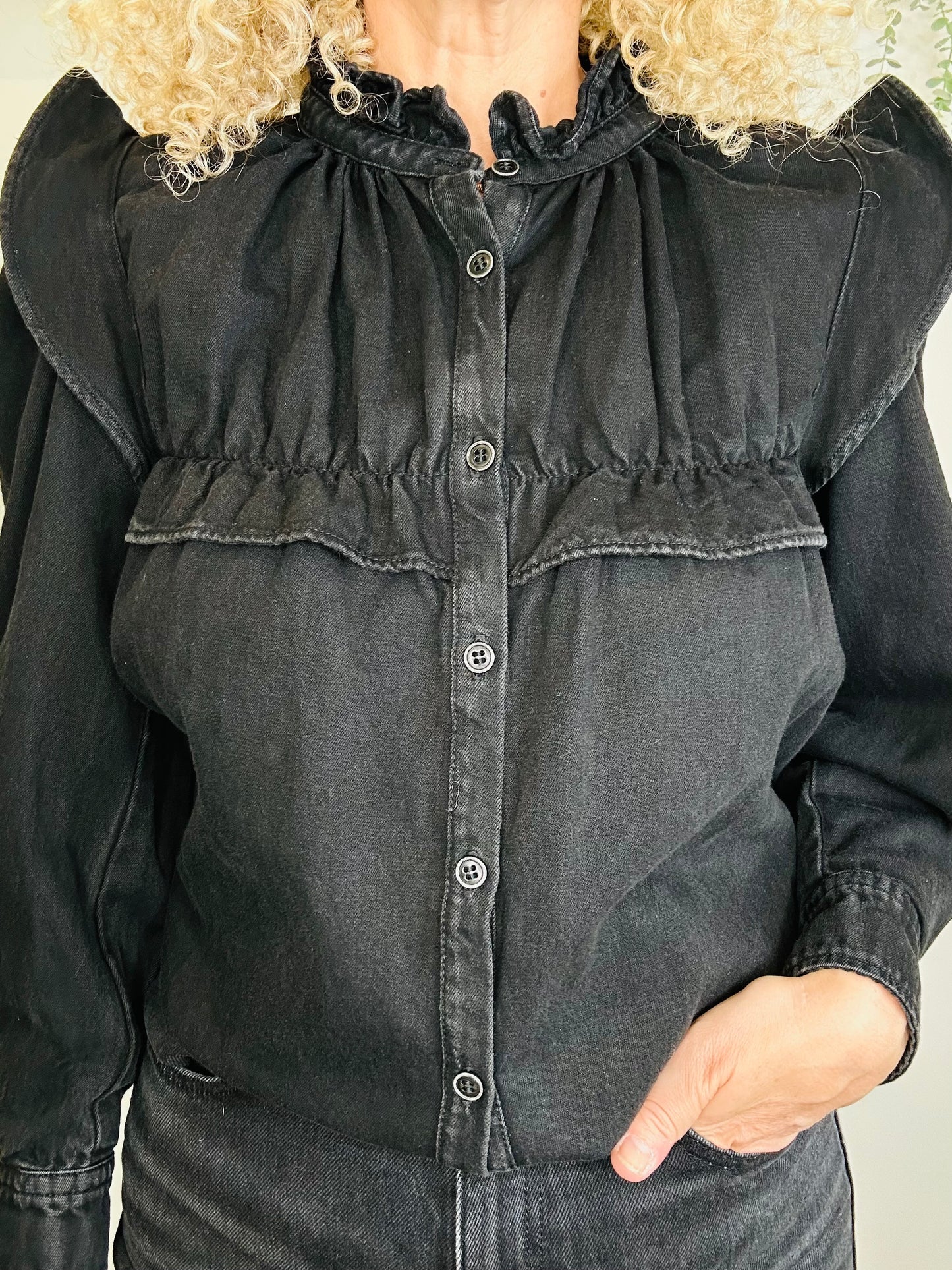 Denim Idety Shirt - Size 36