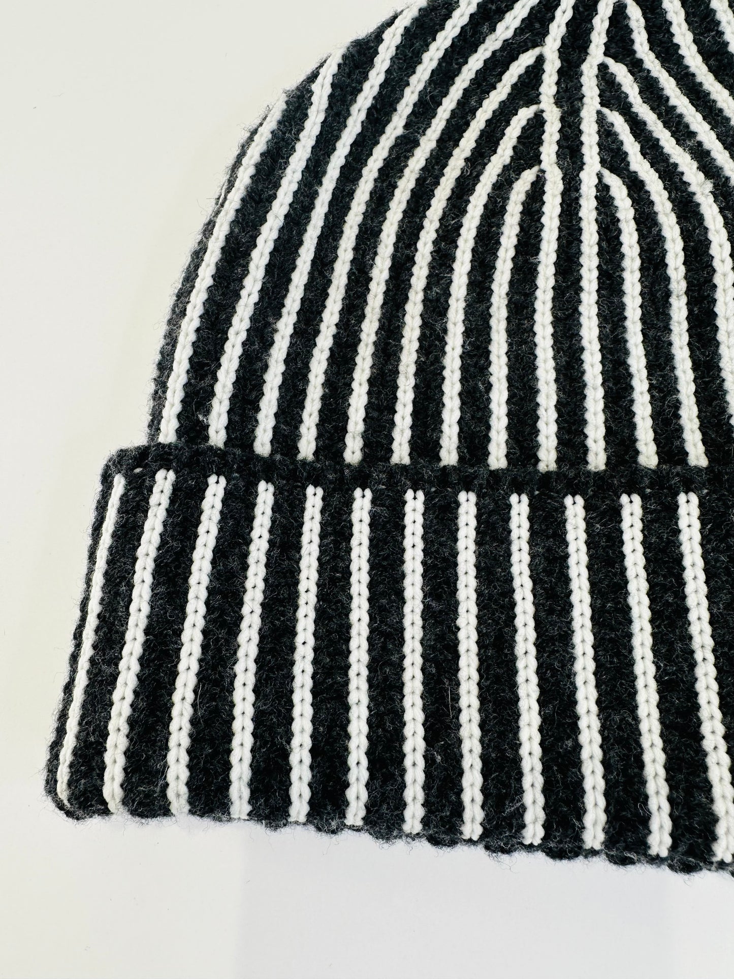 Striped Wool Beanie