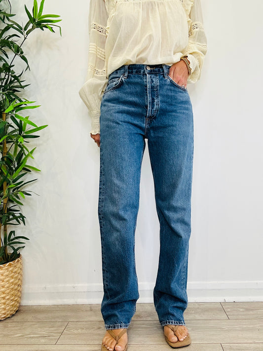 90s Pinch Waist Jeans - Size 28