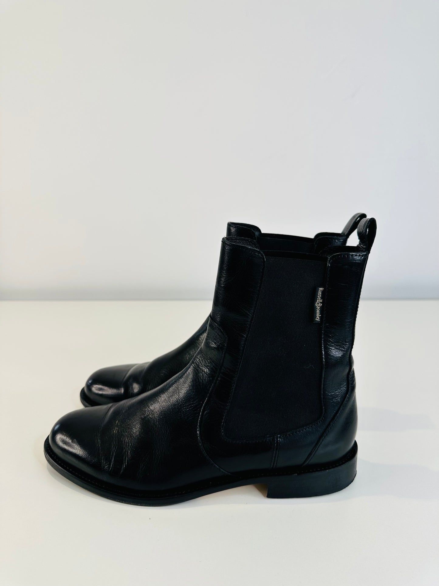 Leather Ankle Boots - Size 38.5