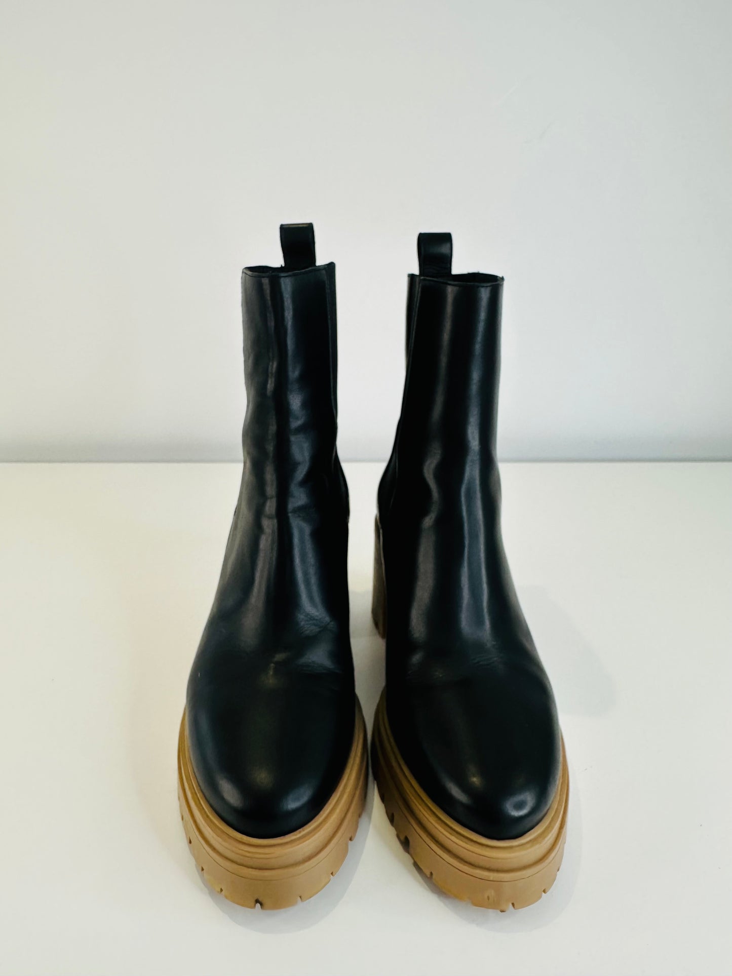 Clare Leather Boots - Size 41