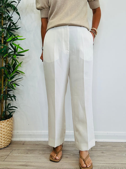 Cropped Trousers - Size 38