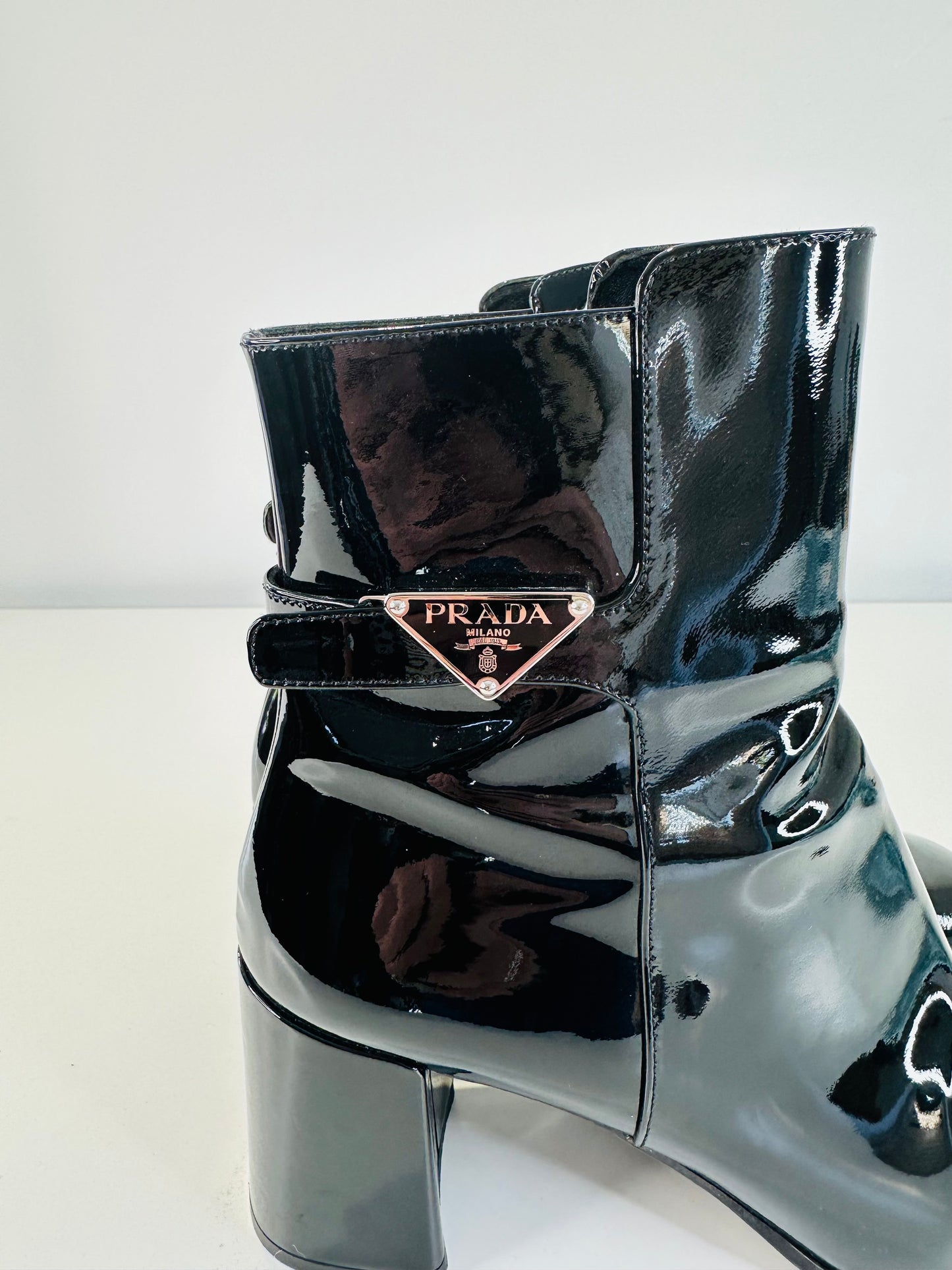 Tronchetti Patent Leather Boots - Size 40