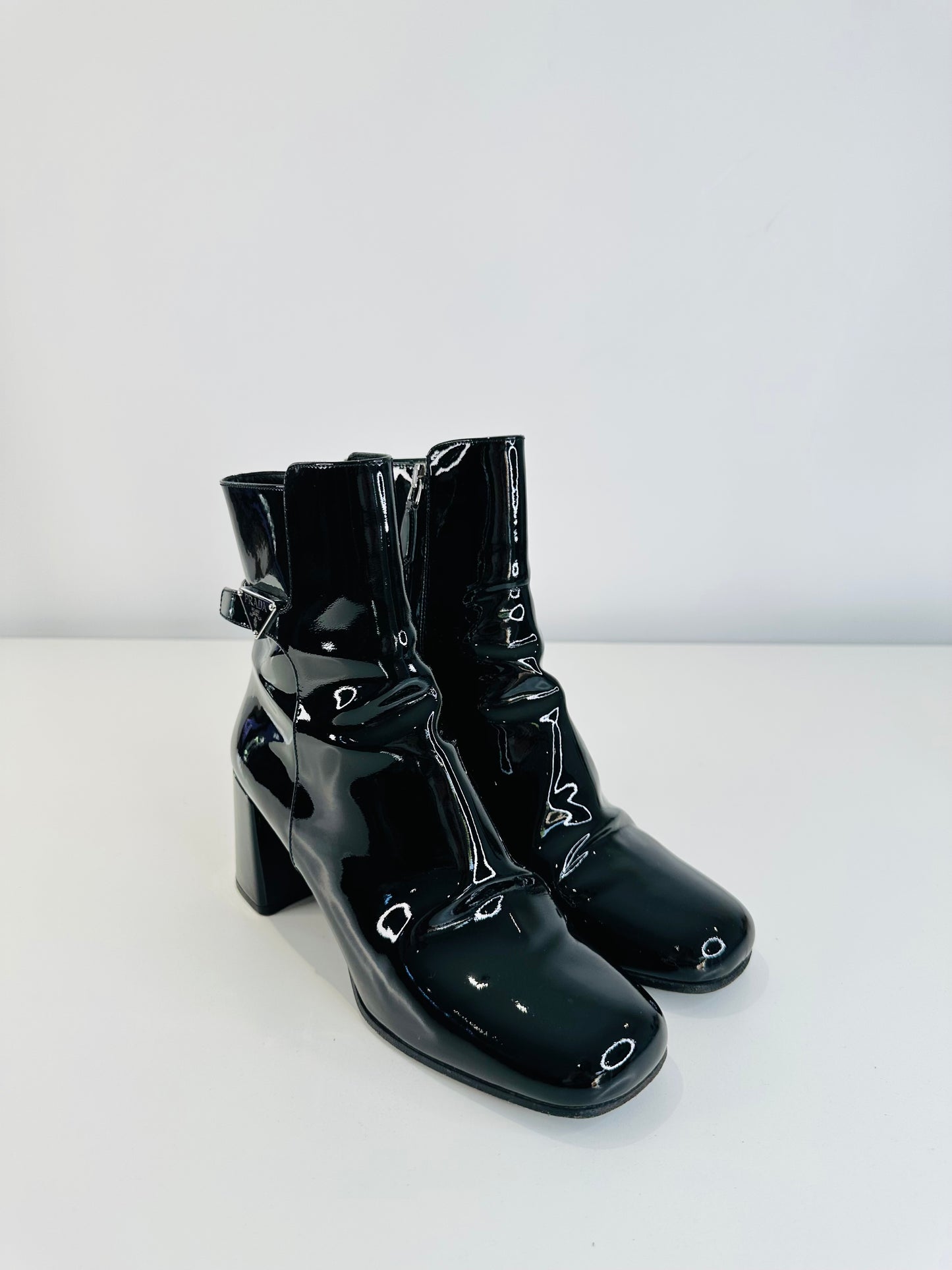 Tronchetti Patent Leather Boots - Size 40