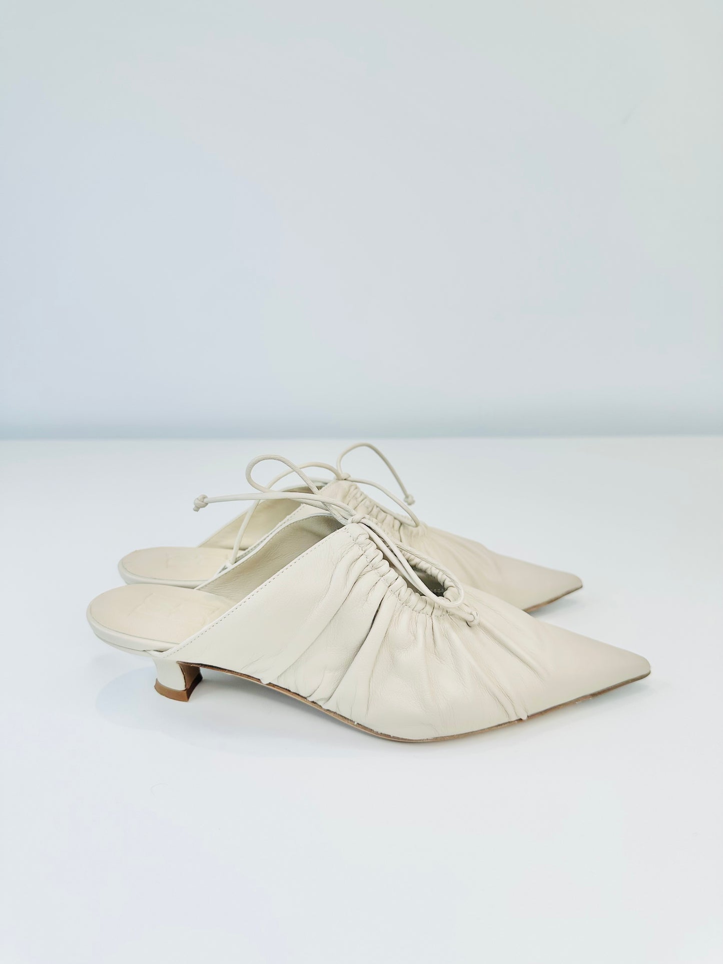 Masey Leather Mules - Size 38