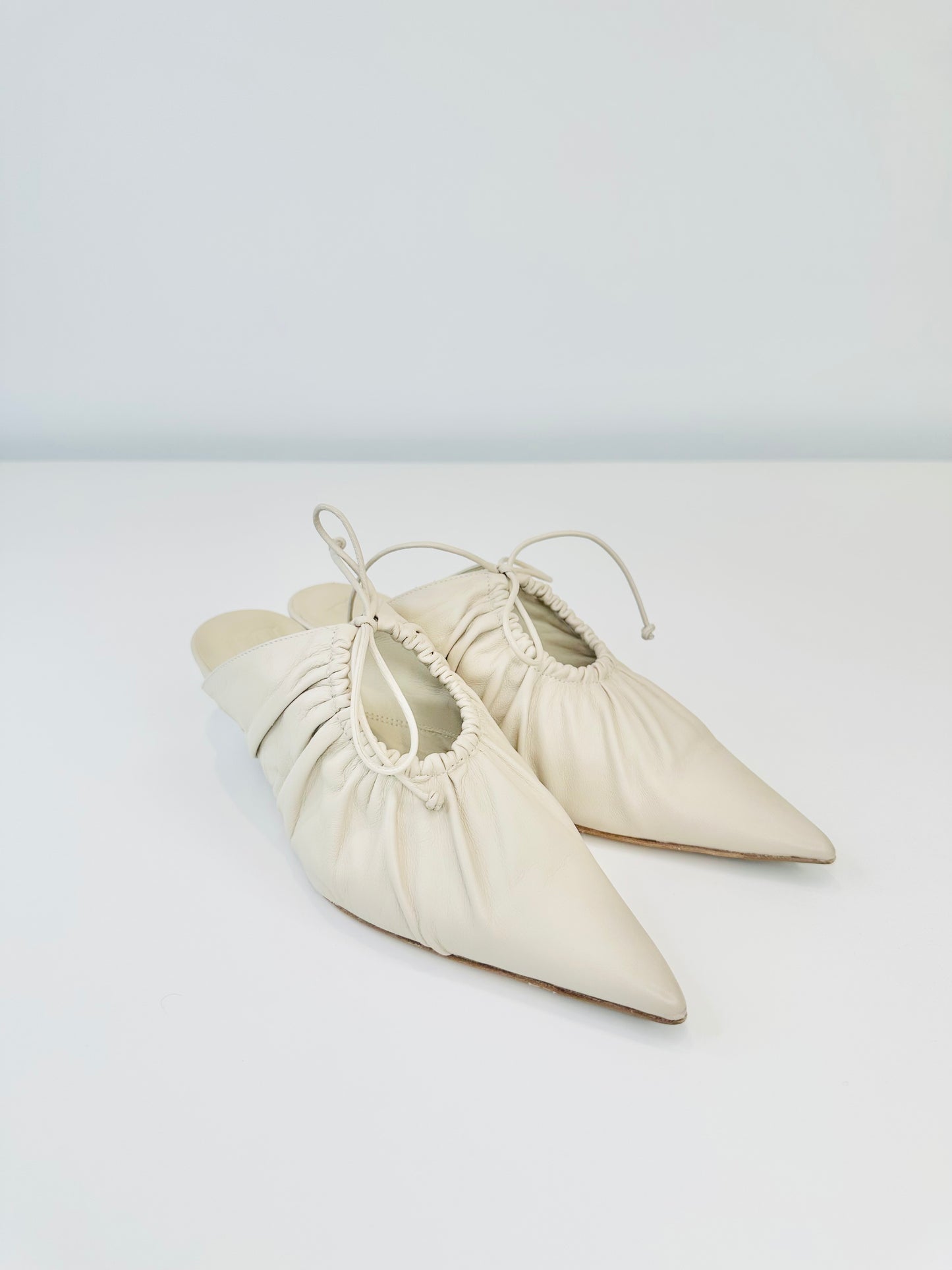 Masey Leather Mules - Size 38