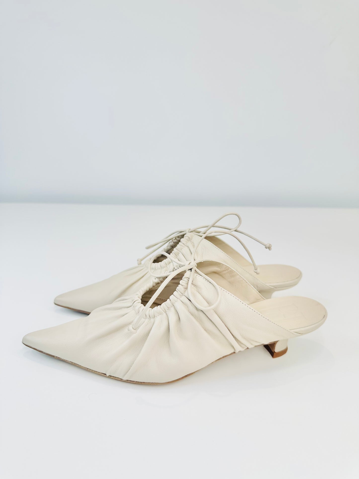 Masey Leather Mules - Size 38