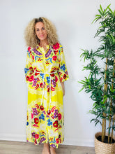 Load image into Gallery viewer, Floral Shirt Dress - Size M
