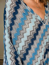Load image into Gallery viewer, Metallic Knit Poncho - O/S
