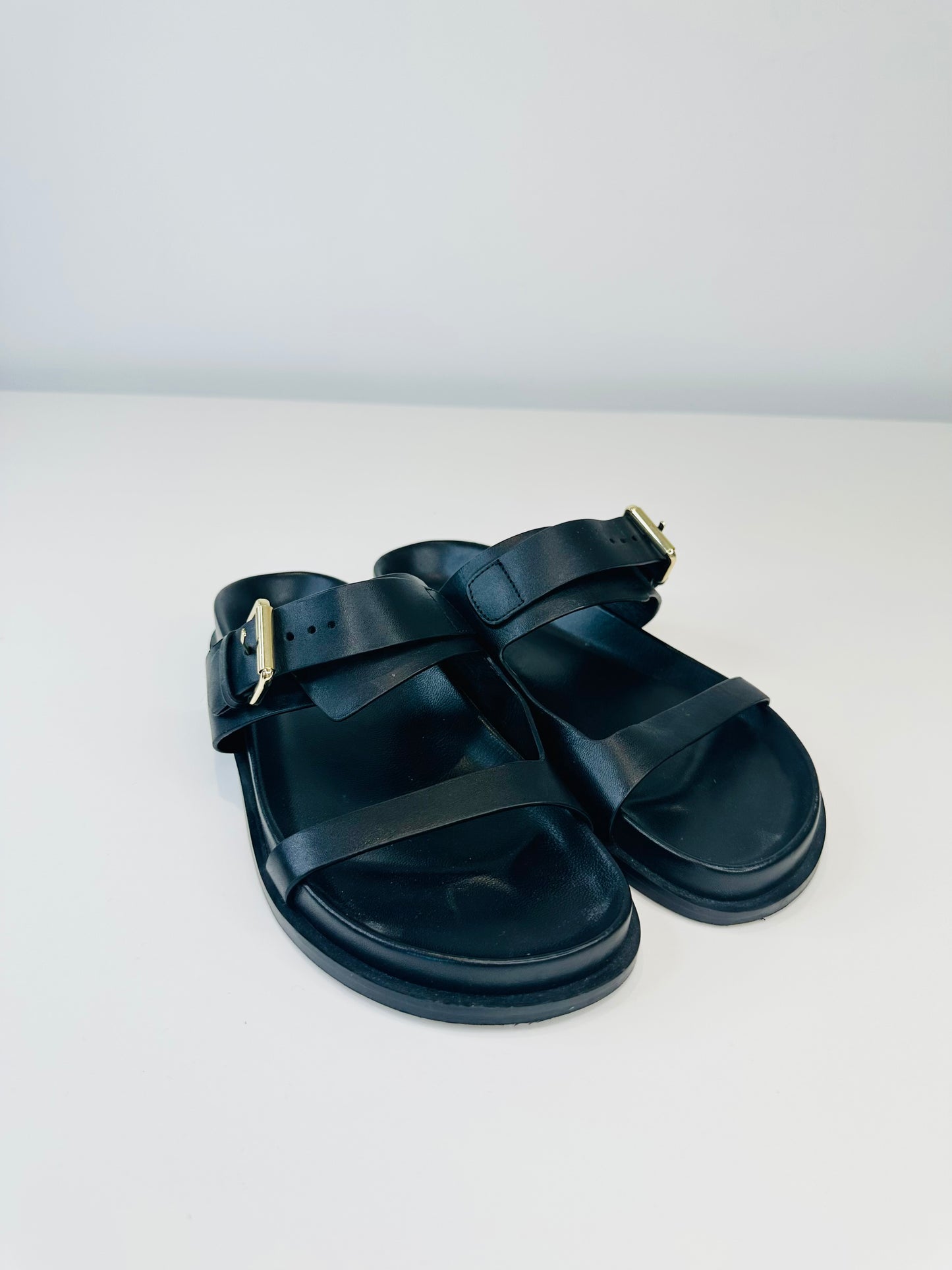 Prince Leather Slides - Size 39