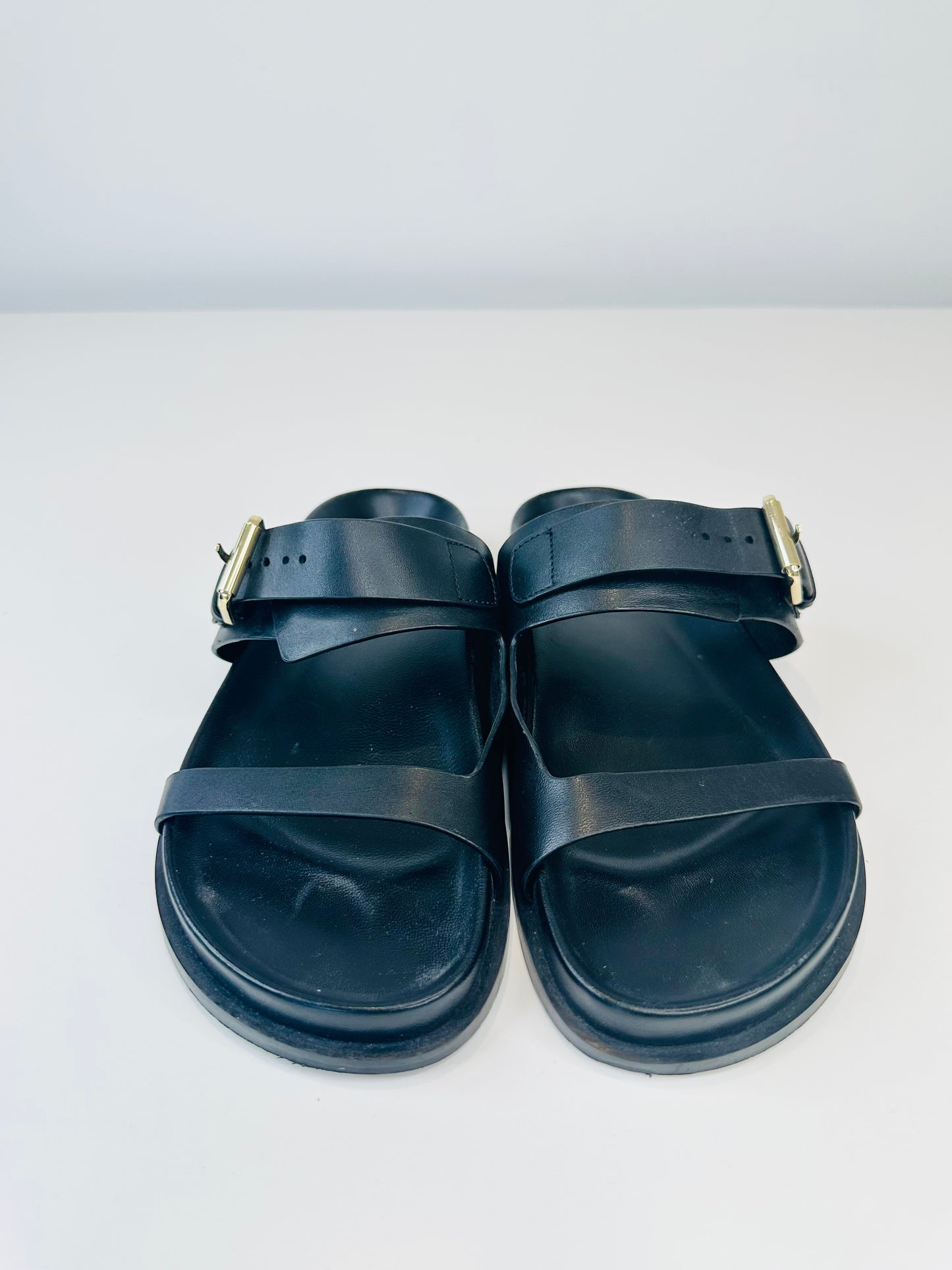 Prince Leather Slides - Size 39