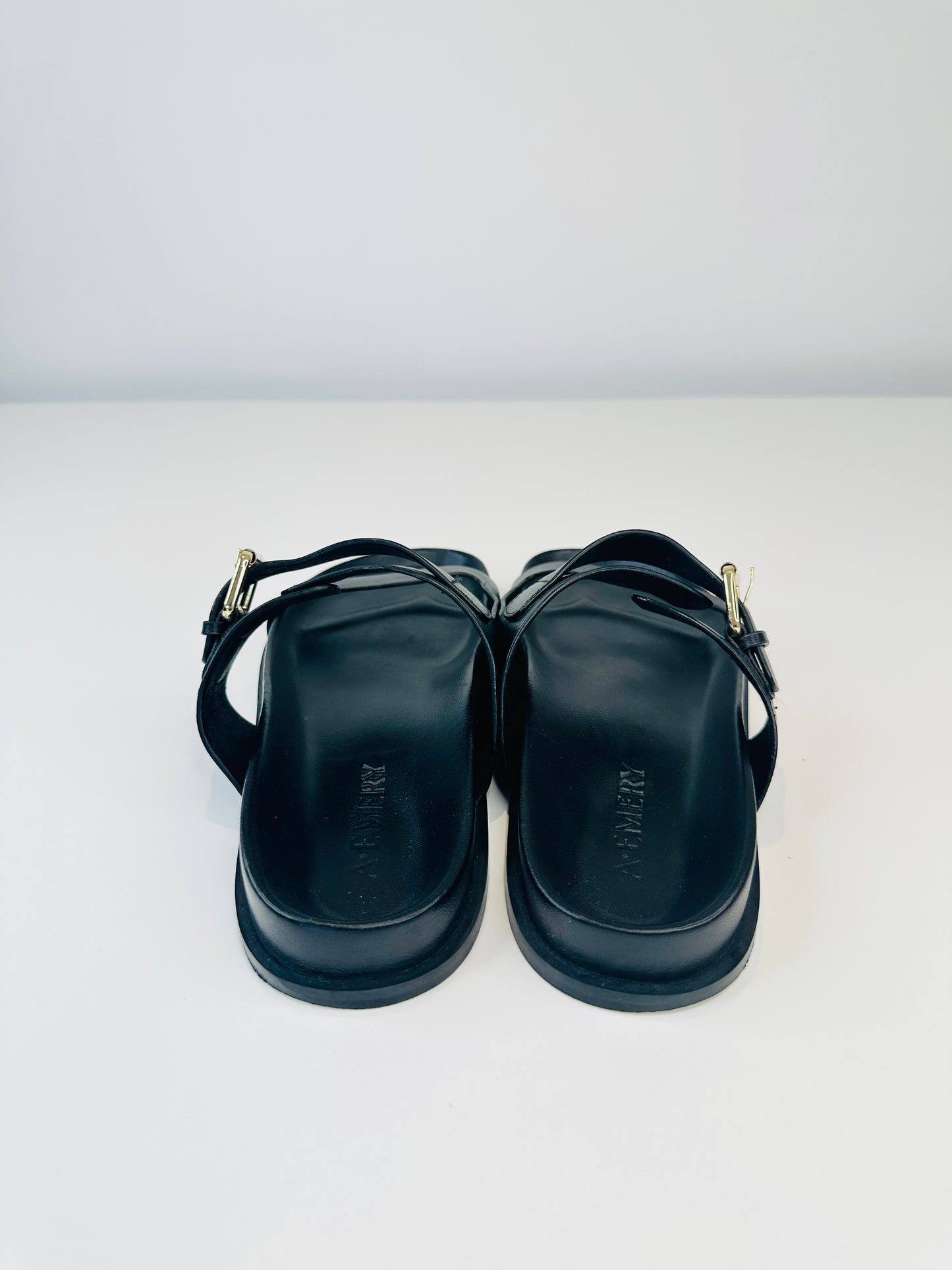 Prince Leather Slides - Size 39
