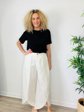 Load image into Gallery viewer, Linen Wrap Trousers - Size 42
