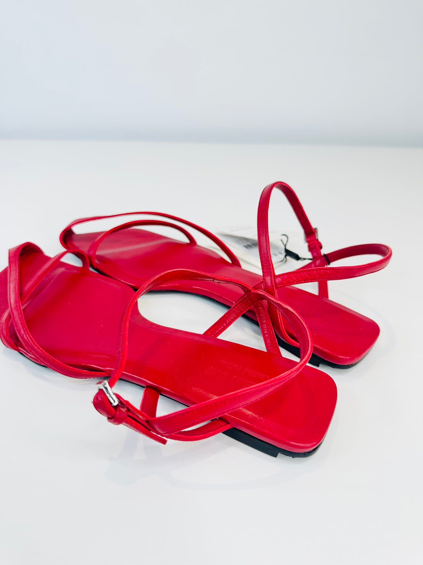 Leather Sandals - Size 38