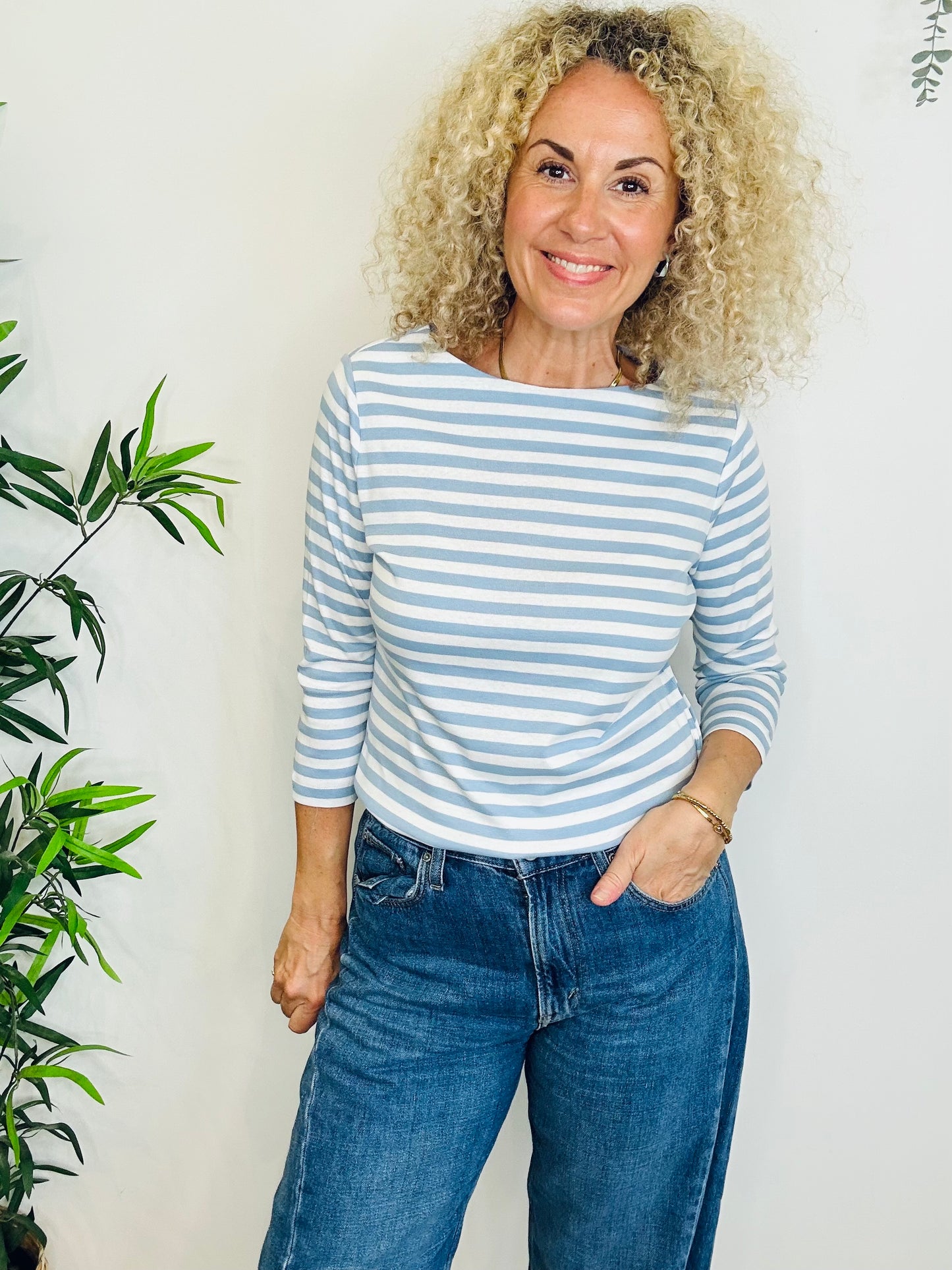 Striped Top - Size L