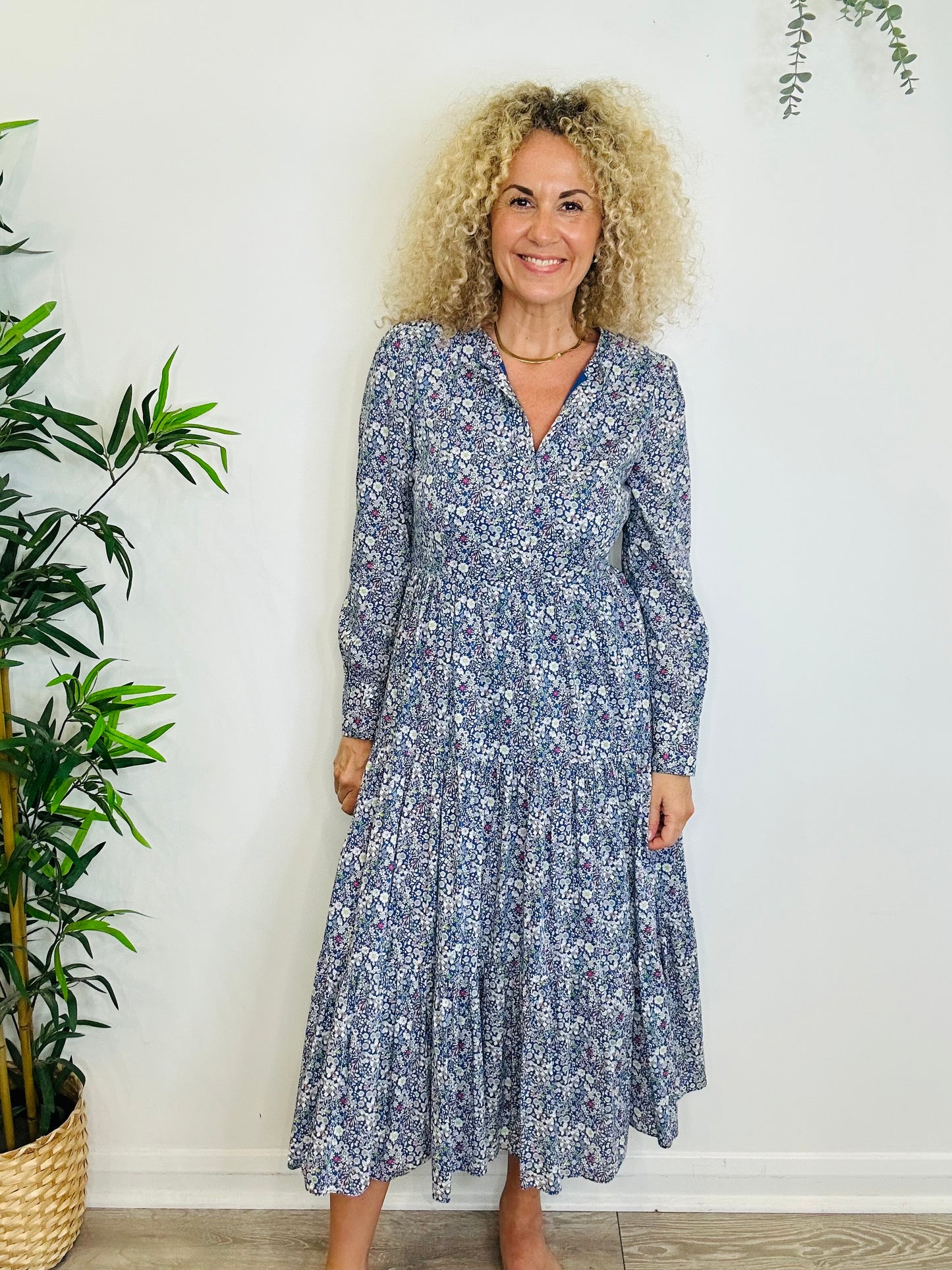 Floral Cotton Dress - Size 12