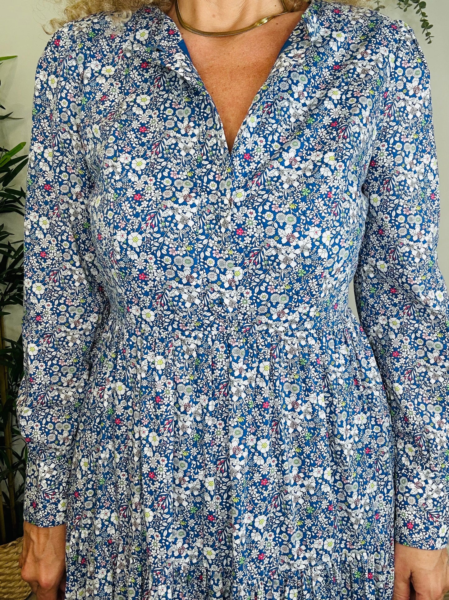 Floral Cotton Dress - Size 12