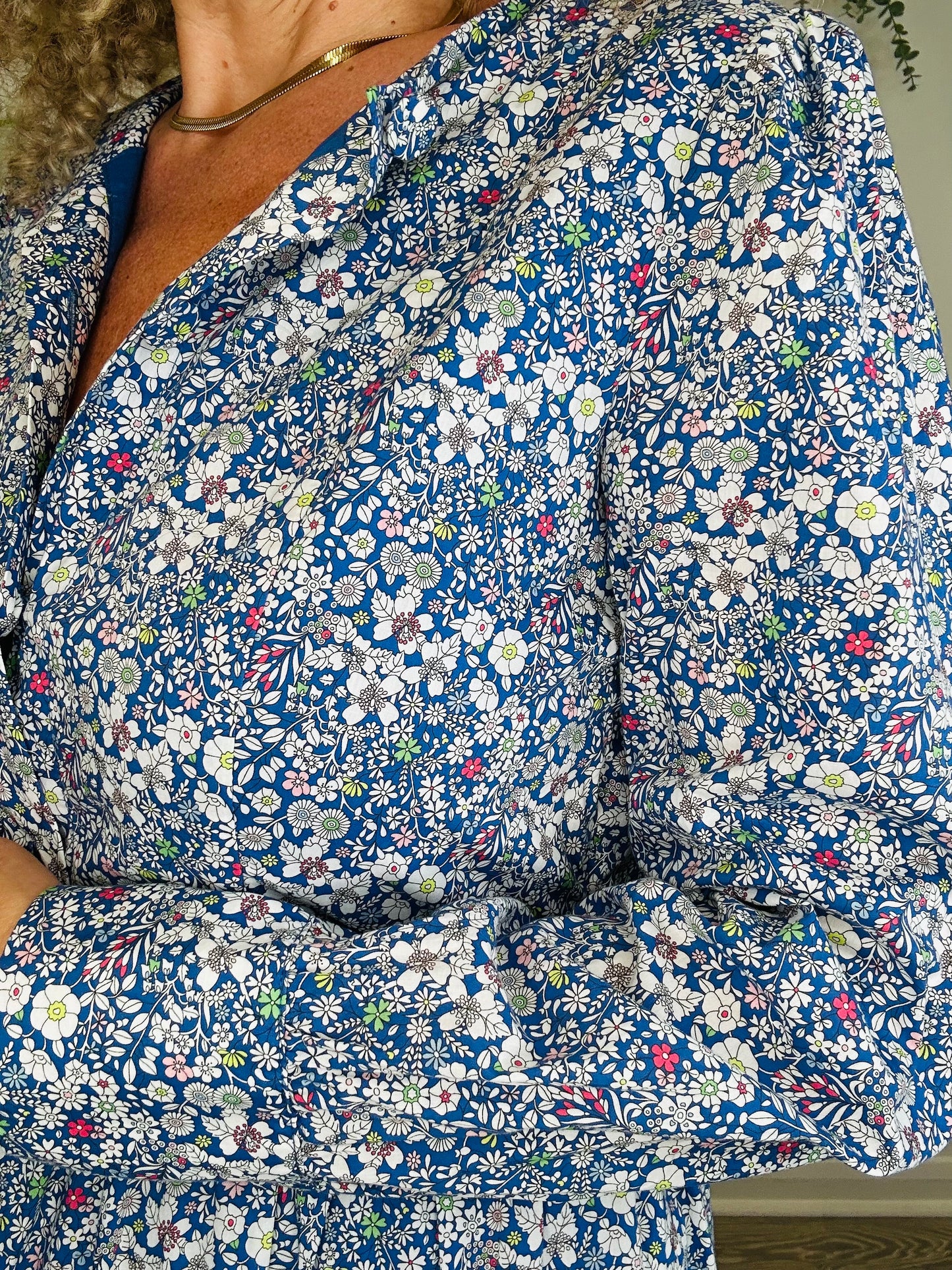 Floral Cotton Dress - Size 12
