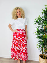 Load image into Gallery viewer, Tiered Patterned Skirt - Multiple Sizes

