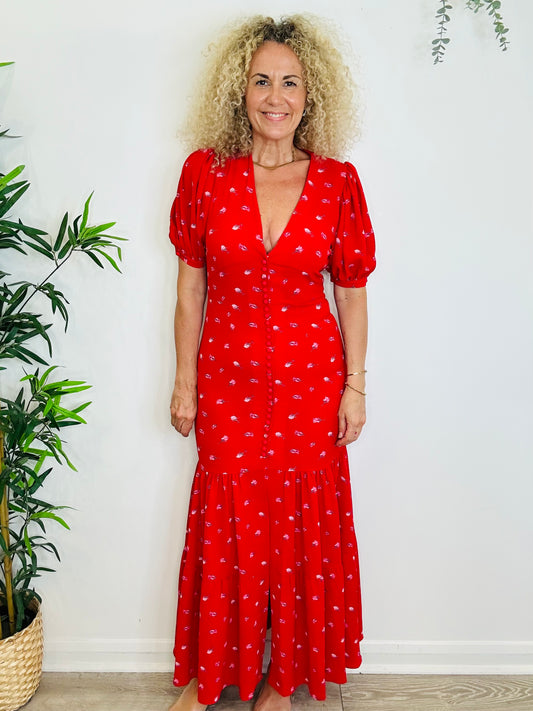 Floral Maxi Dress - Size 12