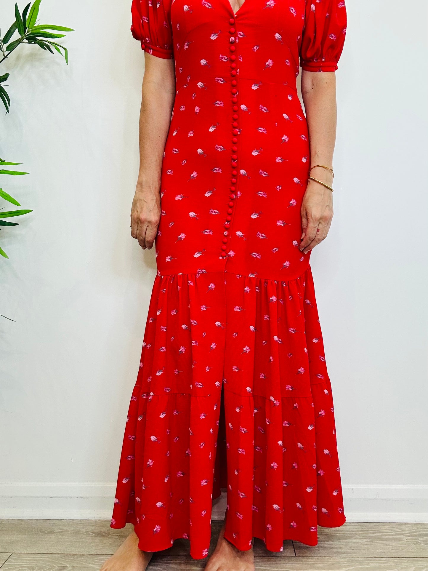 Floral Maxi Dress - Size 12