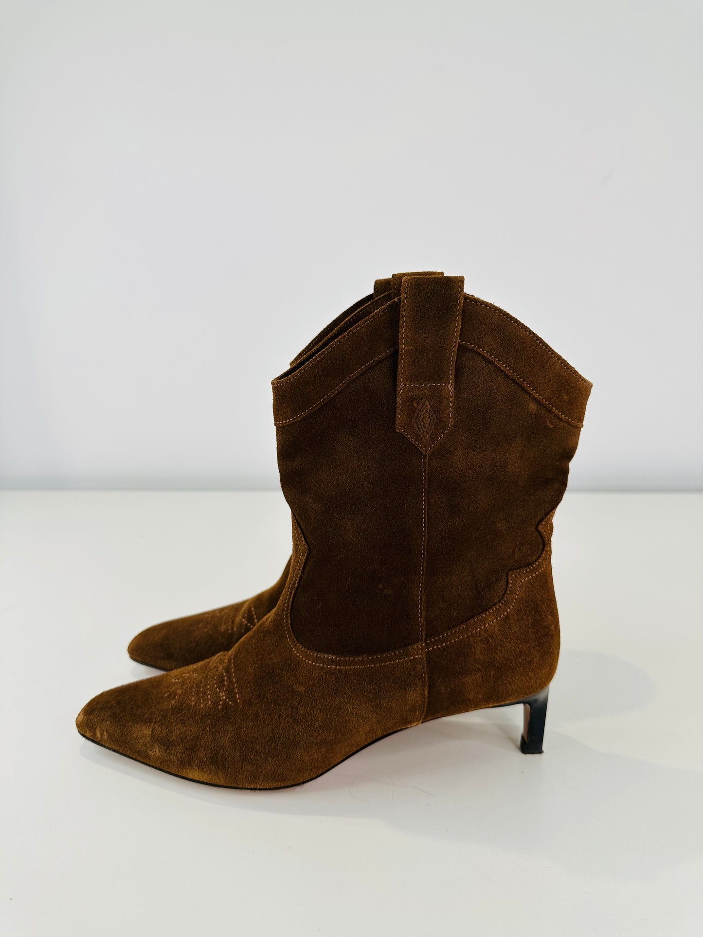 Suede Boots - Size 38