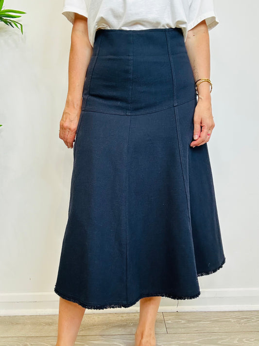 Cotton Midi Skirt - Size 12