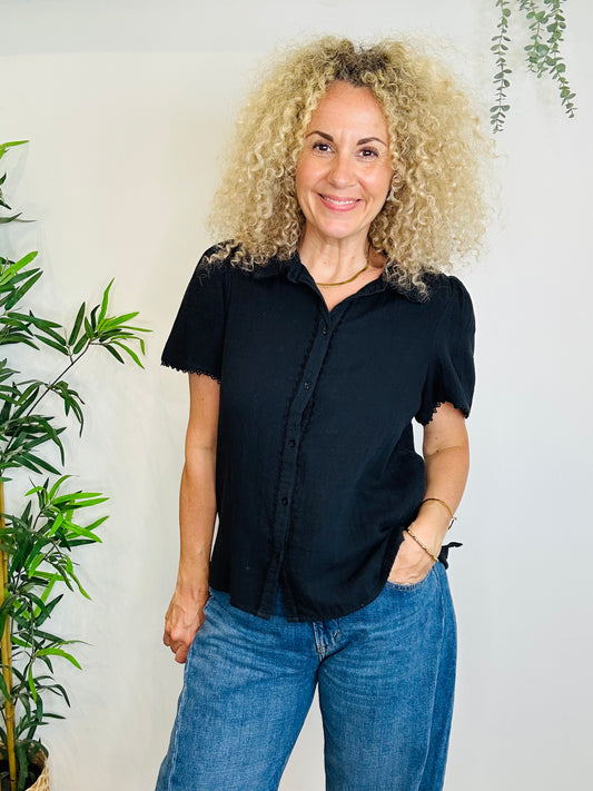 Cheesecloth Blouse - Size 12