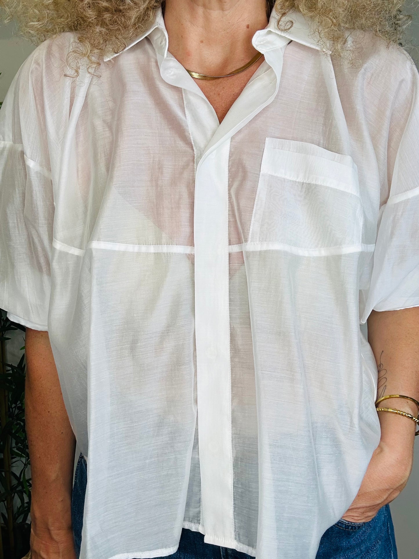 Puff Sleeve Blouse - Size 42IT