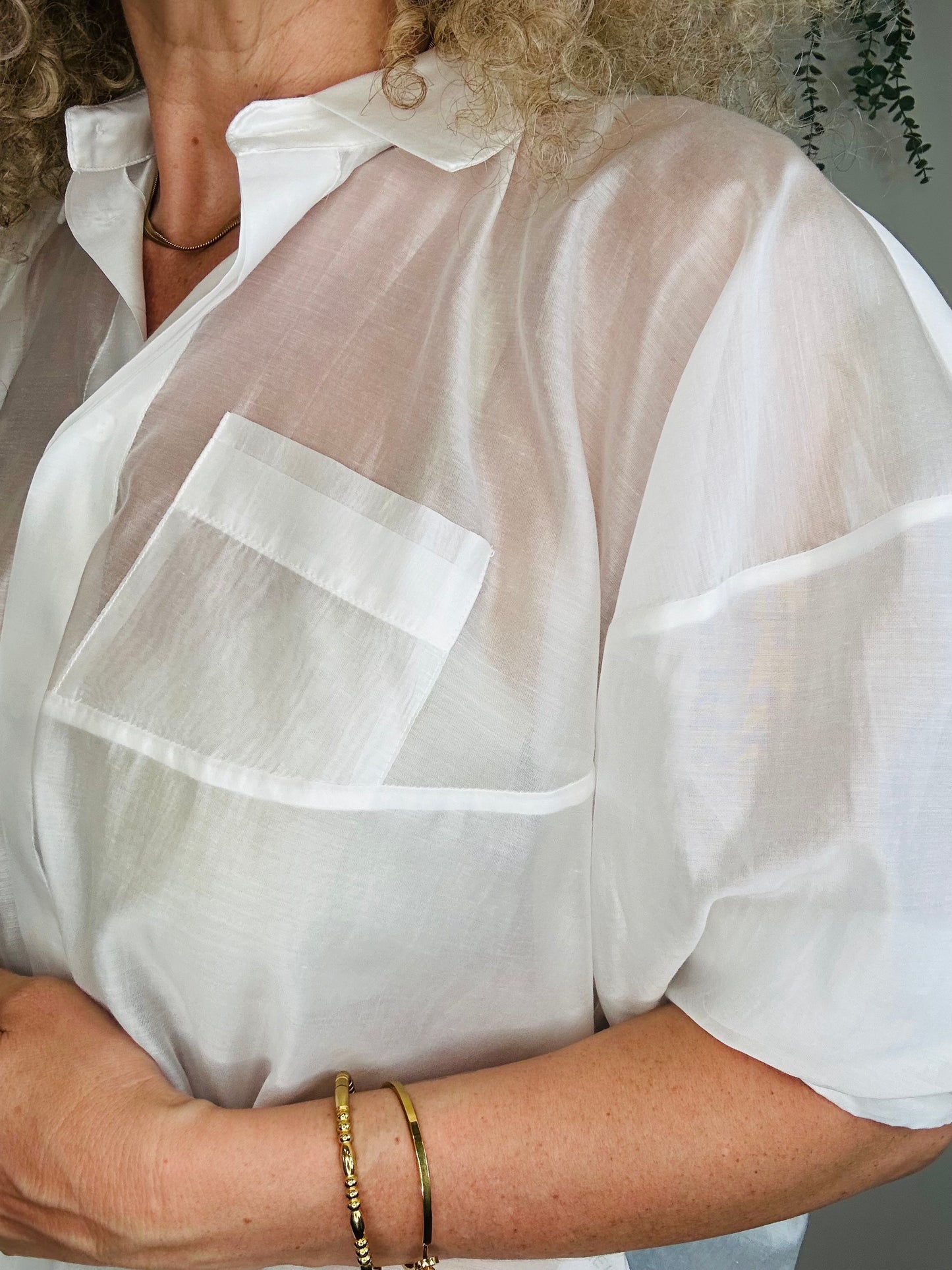 Puff Sleeve Blouse - Size 42IT