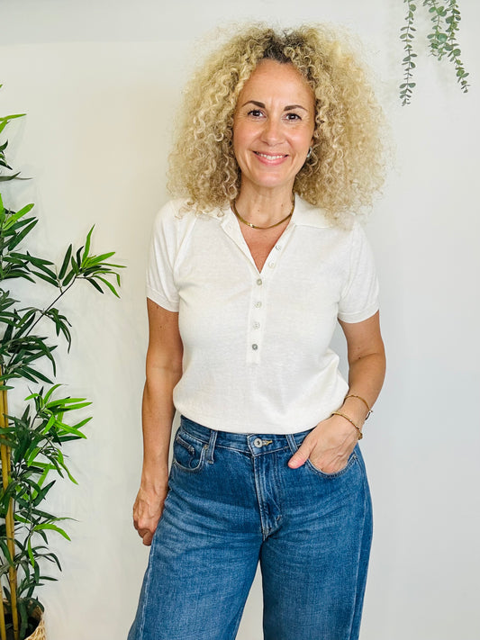 Cashmere Polo - Size 0