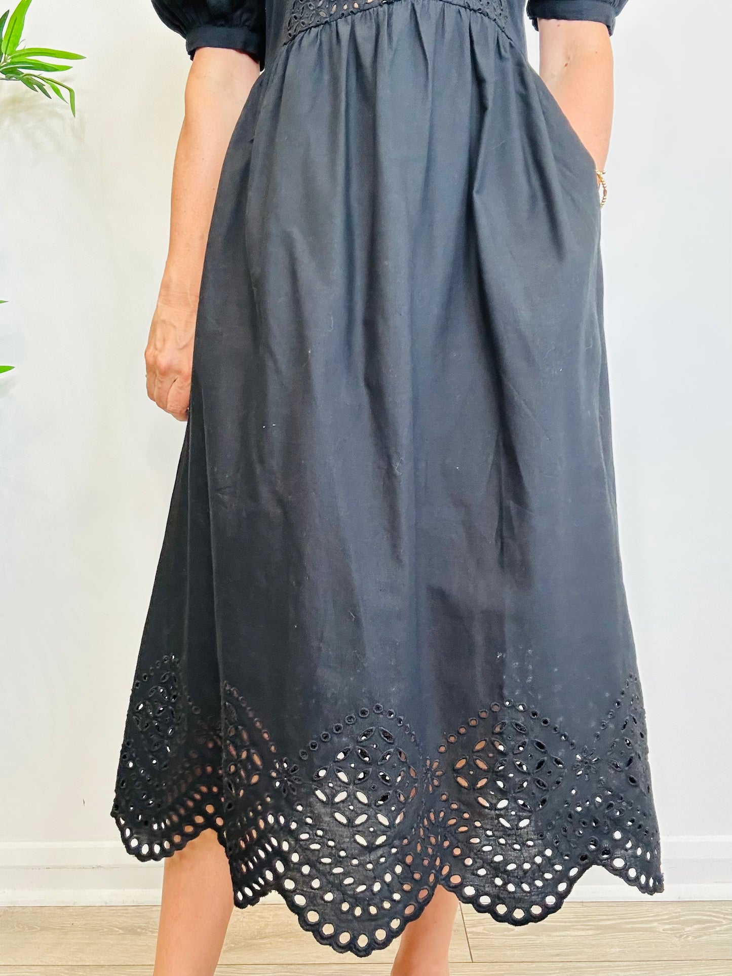 Valeria Eyelet Dress - Size XS