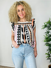 Load image into Gallery viewer, Ruffle Cotton Top - Size M

