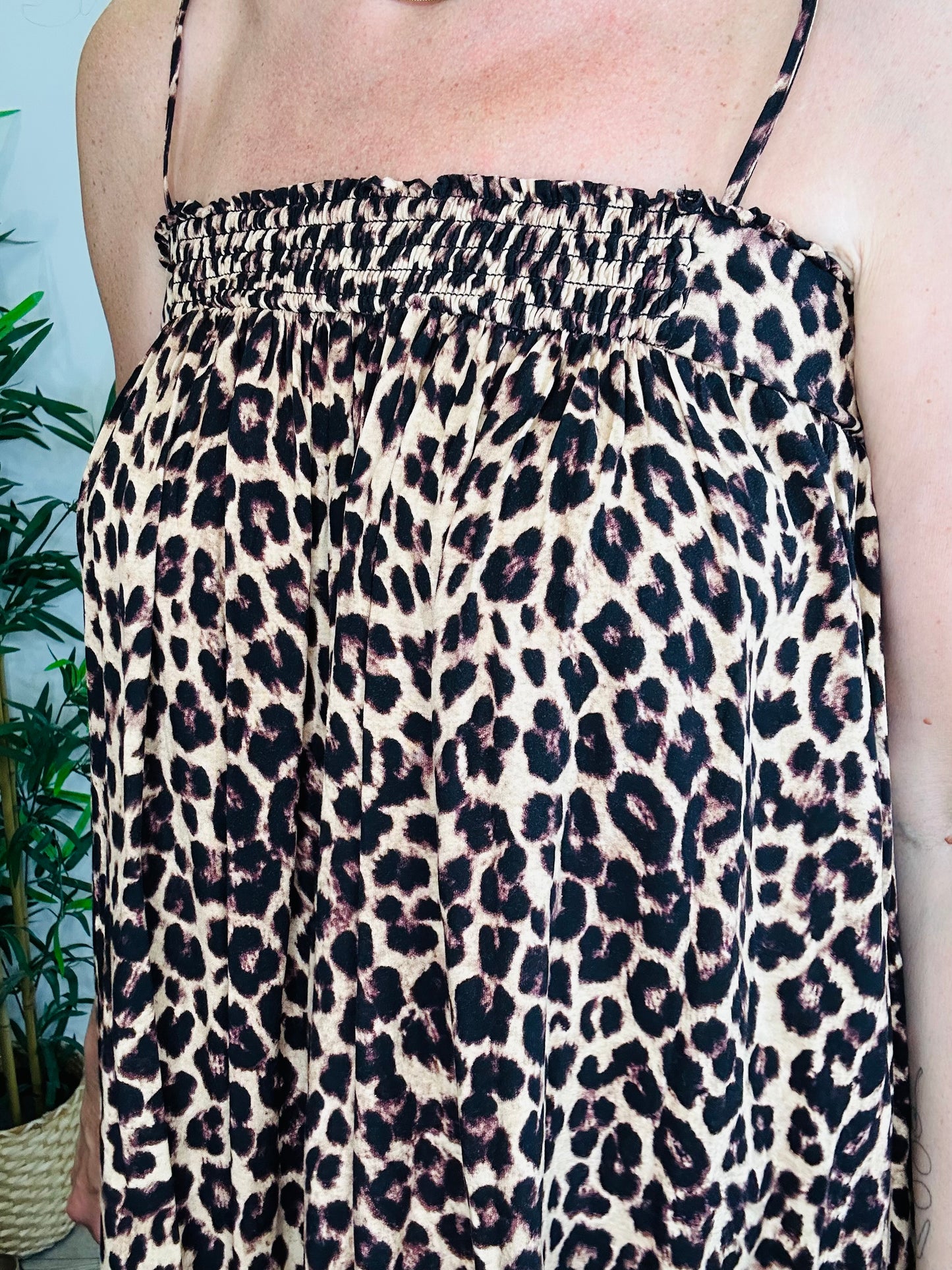 Leopard Print Sundress - Size 12