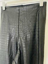 Load image into Gallery viewer, Croc Faux Leather Leggings - Size XS
