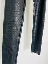 Load image into Gallery viewer, Croc Faux Leather Leggings - Size XS
