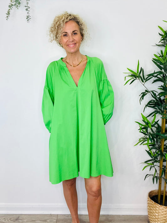 Short Cotton Dress - Size S