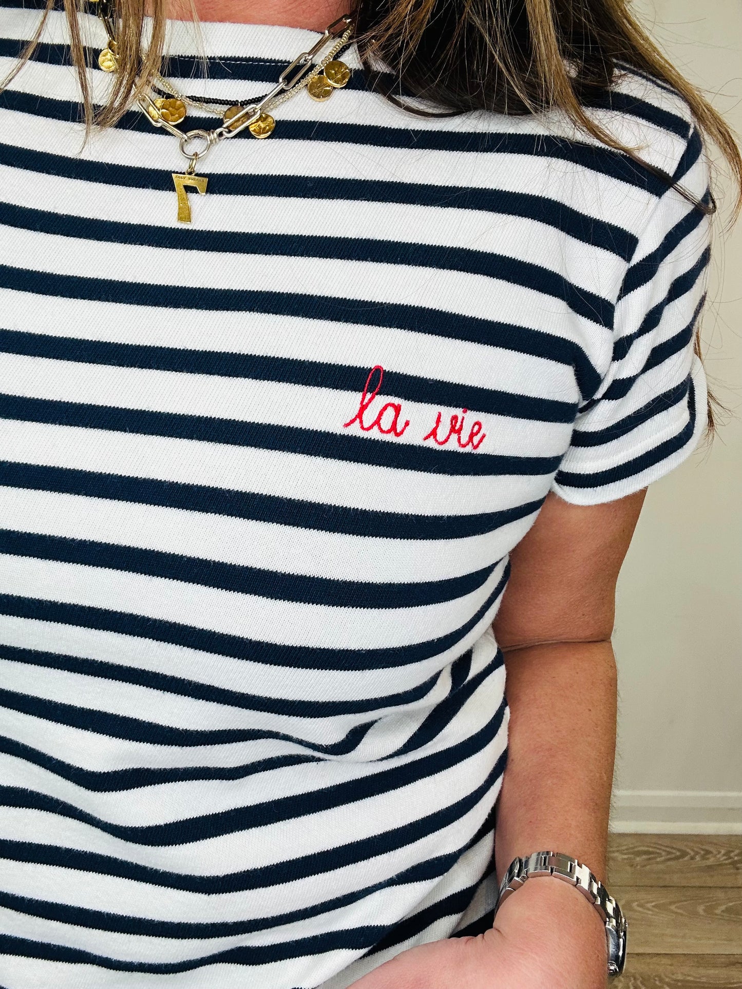 Striped Tee - Size M